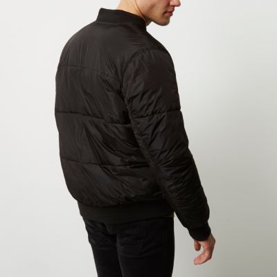 Black puffer jacket